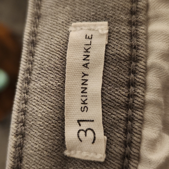 Ankle denim jeans - light grey, size 31 skinny - Picture 4 of 4
